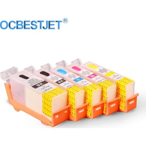 5Colors/Set For Canon PGI-125 CLI-126 Refillable Ink Cartridge With ARC Chip For Canon IP4810 IP4910 MG5210 MG5310 IX6510 MG6110