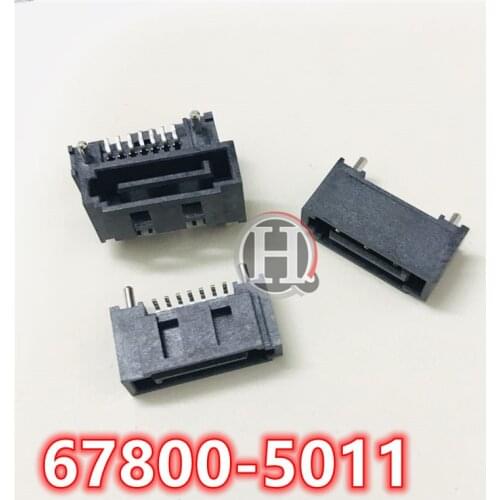 0678005011 67800-5011 7p 7-pin vertical SATA socket connector SATA HEADER 7POS SLD SMD