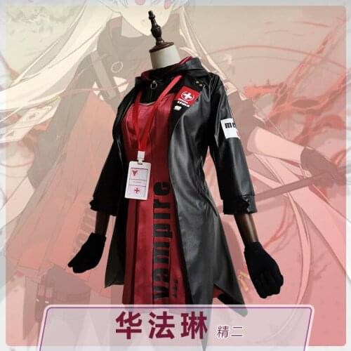 Anime Arknights Warfarin Battle Uniform Daily Dress Cosplay Costume Party Outfit Full Set Halloween Women Free Shipping 2020 New