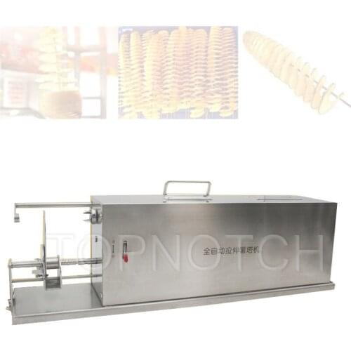 Automatic Potato Tower Machine Stainless Steel Twisted French Fries Slicer Potato Chips Twister