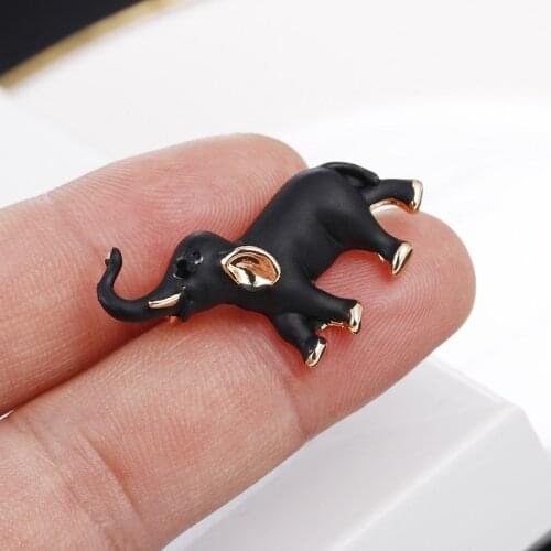 Enamel Elephant Enamel Lapel Collar Animal Brooch Pin Bouquet Jewelry Gift