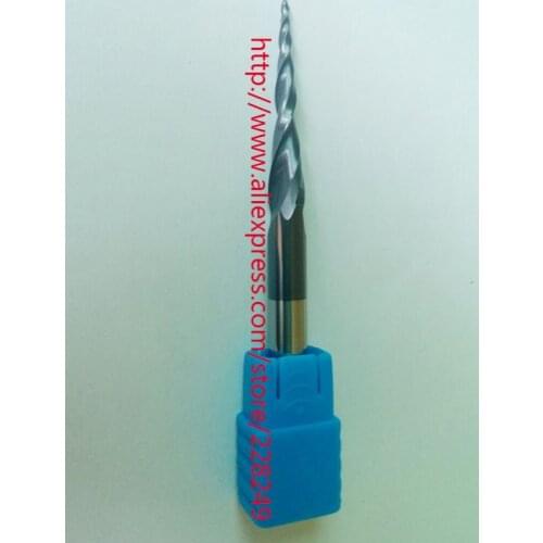 R1*1/4"*1-1/4"*3"L*2F HRC55 Tungsten Solid Carbide Coated Tapered Ball Nose End Mills CNC Milling Cutters