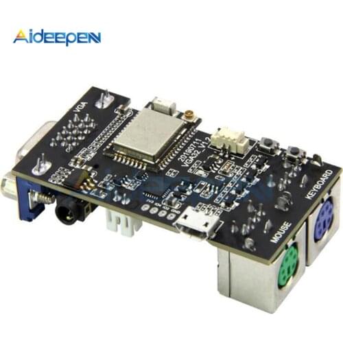 VGA32 V1.4 Controller PS/2 Mouse And Keyboard Graphics Library Game Engine And ANSI/VT Terminal For The ESP32 for TTGO