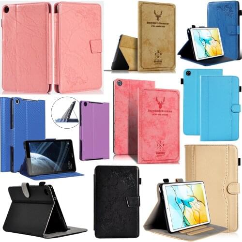 Flip Stand Leather Skin Shell Magnetic Cover Funda Capa Case For Huawei MediaPad M5 Lite 8.0 T5 8 JDN2-W09/AL00 Honor 5 8" Coque