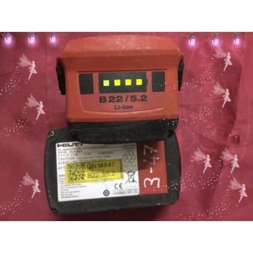 HILTI lithium battery. HILTI Drill 21.6V Lithium Battery 5.2AH (Used Products)