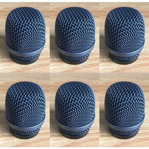 6pcs HQ Export Version Dent-Resistant Replacement Head Mesh Microphone Grille for Sennheiser e935 e945 Accessories