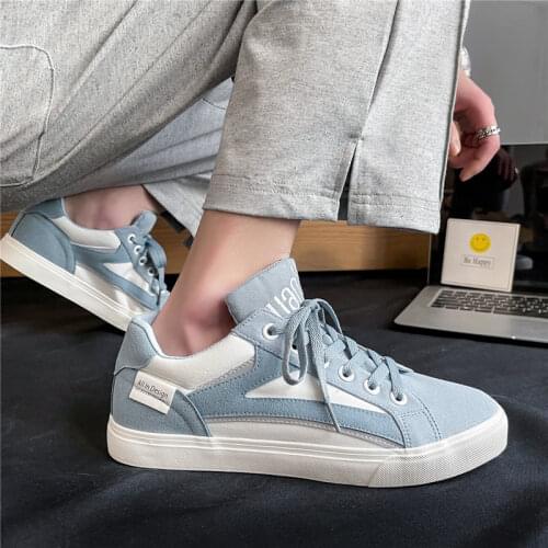 Mens shoes fashion shoes 2021 new canvas shoes mens low top summer Korean versatile casual shoes
