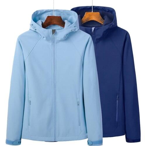 Men & women Soft shell Jacket fleece lining Thermal raincoat outdoor Hiking Parka waterproof Windproof mountaineering Jacket