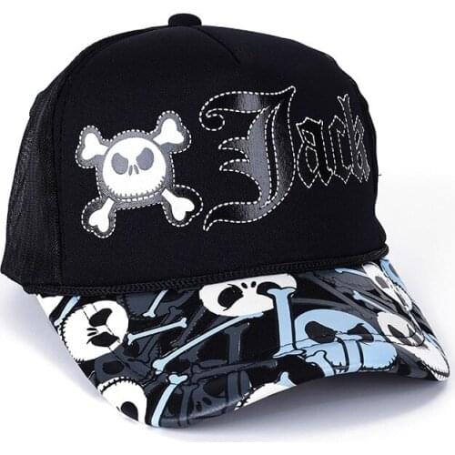 2021 New Fashion Unisex Jack Baseball Cap Breathable Summer Skull Cap Mesh Casual Casket Trucker Hat Adjustable Rebound Cap