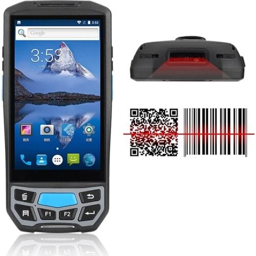 PDA Android 8.1 Rugged Handheld Data Collector 4800mAh Battery 1D 2D Barcode Scanner 4G POS Terminal For Warehouse Logistics