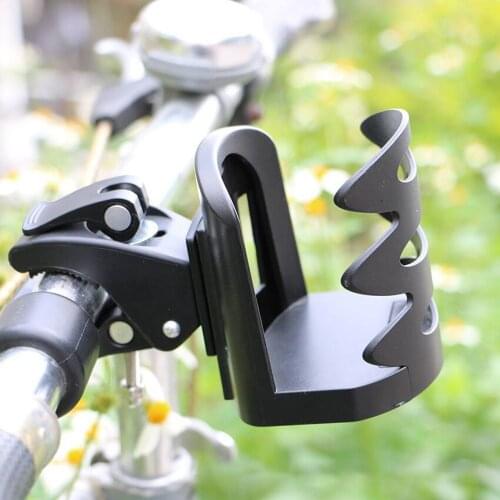 Plastic Bike Cup Holder, Adjustable Large Caliber Bike Water Bottle Holder, Drink Holder for Bicycle, Wheelchair, Motorcycle