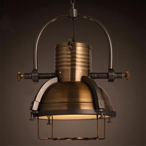 Indutrial Retro Metal Restaurant Pendant Lamp Creative American Loft Cafe Light Aisle Light Bar Decoration Light Fixtures