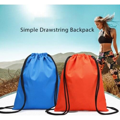 Sports Harness Pocket Backpack Waterproof Nylon Outdoor Drawstring Backpack