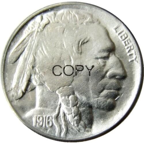 US 1916 P,D,S Buffalo Nickel Five Cents Copy Coins