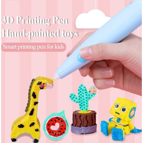 Tenwin DIY Printer Pen 3D Printing Pen Low Temperature Safety Kids Graffiti Pen Set Printing Artifact Cultivate Brain Toys 7100