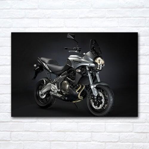 Modern Aesthetic Wall Art 1 Piece Canvas Cloth Fabric Painting Kawasaki Versys Motorbike Poster Prints Picture Room Decor