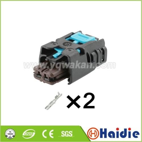 2setS 2pin Auto Sensor Plug electric wiring electrical cable connector 13898956