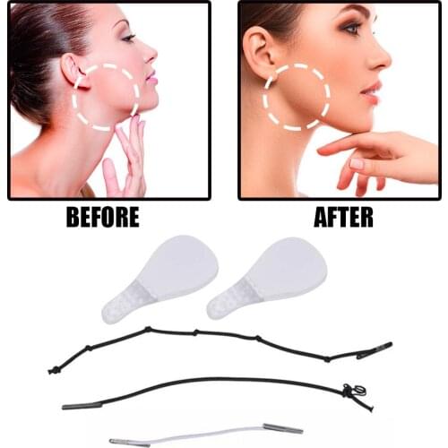 40pcs/set Invisible V-Shape Thin Face Stickers Fast Lift Up Chin Anti-wrinkle Sagging Beauty Tools Facial Line Adhesive Tape