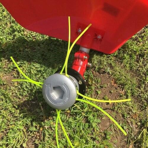 Aluminum Grass Trimmer Head With 4 Lines Brush Cutter Head Thread Nylon Grass Cutting Line Head for Gasoline Brushcutter 19OCT21