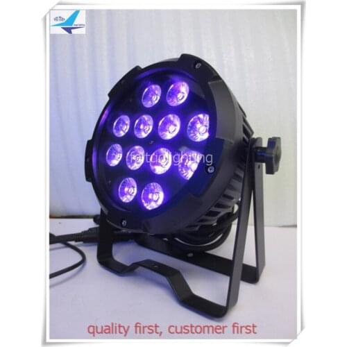 Free shipping 4pieces outdoor stage lighting waterproof 12x18w led par light rgbwa uv 6in1