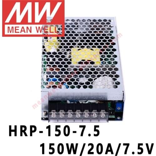 Mean Well HRP-150-7.5 meanwell 7.5V/20A/150W DC Single Output with PFC Function Switching Power Supply online store