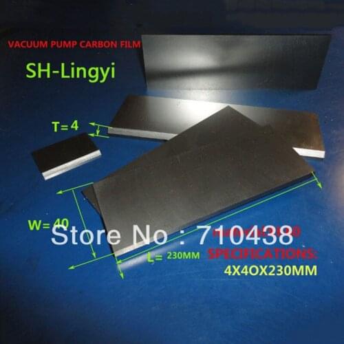 EK60 4X40X230MM BECKER vacuum pump carbon vanes graphite vane,carbon plate