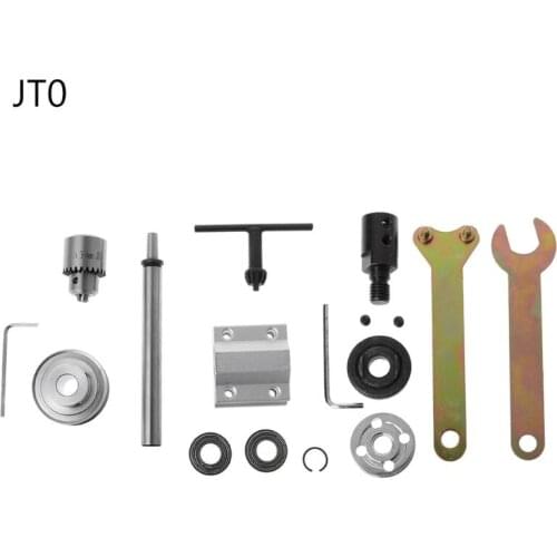 JTO/B10/B12/B16 Electric Drill No Power Spindle Assembly DIY Woodworking Cutting Grinding Small Lathe Trimming Belt Drill Chuck