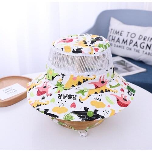 Boys And Girls Fisherman Cap Summer Childrens Sunscreen Hat Cartoon Print Children Printing Hat