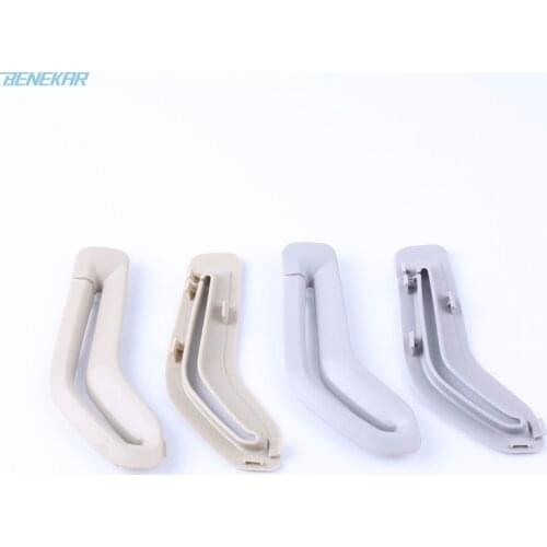 Benekar Front Left Right Beige Gray Selector Gate Seat Belt Trim Cover For Volvo S80 S60 XC90 V70