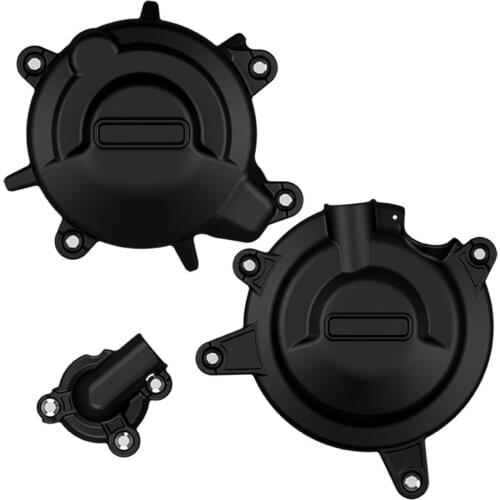 Mtkracing alta qualidade da motocicleta cnc motor estator capa protector para kawasaki ninja400 ninja 400 2018