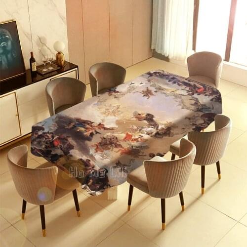 Giovanni Battistatier Polo Planet And Continental Tablecloths For Indoor And Outdoor Art Decor
