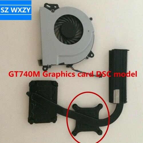 New Original For HPENVY 15-J Cooling Radiator HEATSINK With FAN 722389-001 720540-001 100% Tested Fast Ship