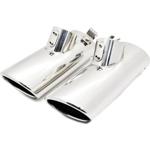 One Pair Muffler Tip Tailpipe For Me-rcedes B-enz W220 S Class S320 S350 S500 S600 Stainless Steel Exhaust Pipe Exhaust System