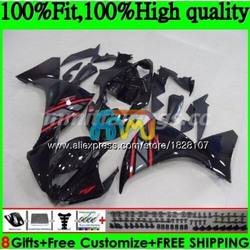 OEM Injection For YAMAHA Grey black YZF 1000 R 1 YZFR1 13 14 124BS.30 YZF-1000 YZF R1 1000CC YZF1000 YZF-R1 2013 2014 Fairing