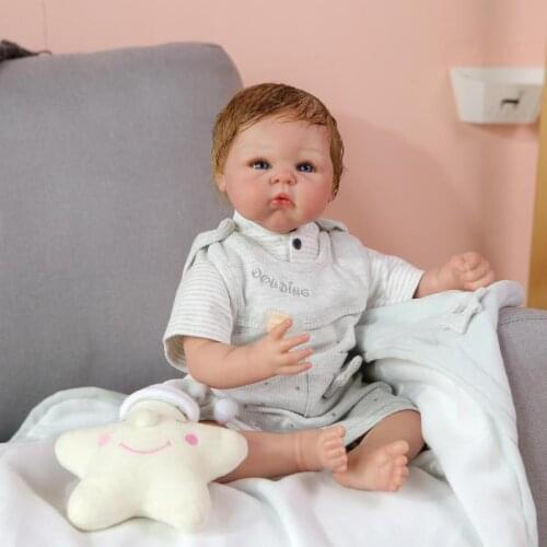 Limited Boutique bebe reborn real alive silicone reborn baby dolls 52cm pure handmade art collection doll toys gift