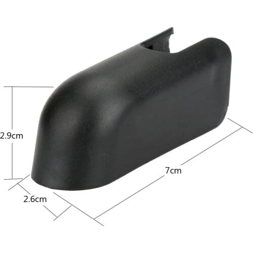 Professional Black Car Rear Wiper Arm Washer Cap Nut Cover for Vauxhall MERIVA CORSA ZAFIRA VECTRA TAILGATE Car Styling