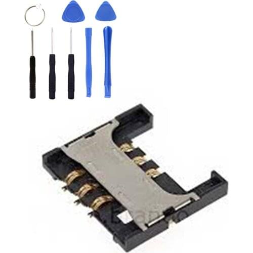 SIM Card Connector sim Socket Holder SIM Card Slot Socket Repair Kit Gift FOR Samsung S2 İ9100