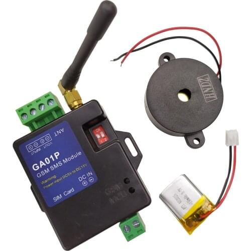 GA01P Smart Designed Home Security GSM Alarm System SMS & Calling wireless alarm Power failure alert