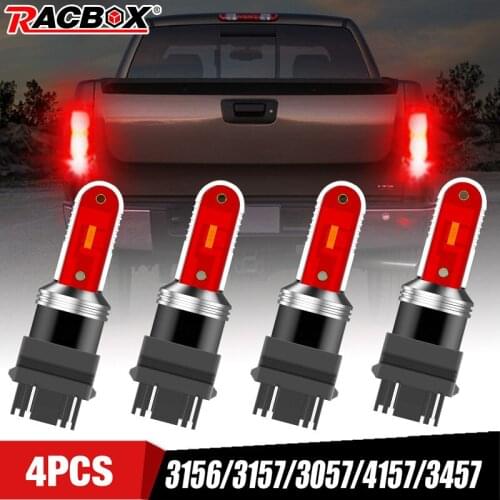 Led Bulbs 3156/3157/3057/4157/3457 Brake Light Tail Light Red Light 12-24V For Ford F150 Chevrolet Silverado 1500 GMC Sierra