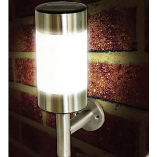 2pcs LED Solar Power Wall Mount Light Outdoor Garden Yard Waterproof Sensor Lamp Solar Decoration Street Lights Wall Lamp