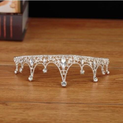 Lady Jewelry Crown Headband Alloy Hair Accessories Gifts For Girls Birthday Female Prom Bride Wedding elegant Jewelry Accessory