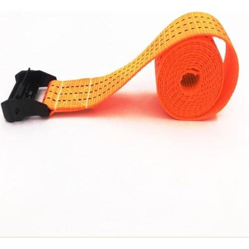 1.5 Inch 3.8CM Press Buckle Polyester Webbing Car Cargo Truck Fast Bundling Belt Fastener Fixing Belt 5m