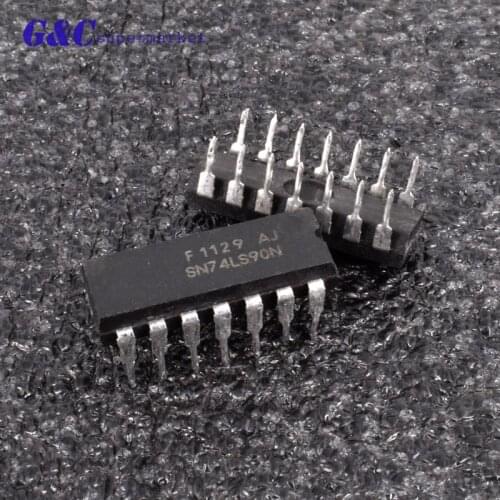 10PCS HD74LS90P HD74LS90 DIP14 DIP SN74LS90N 74LS90 New original