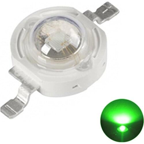100-1000pcs 3W 3Watt green 520nm 700mA 3.2-3.6V LED High Power lamp