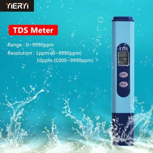 2019 ppm Tester Digital TDS Value Test Pen Mineral Impurity Content Drinking Water Detector Water Quality Tester