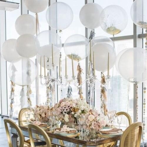 Transport White balloon sea of Clouds 5inch 10inch 12inch 36inch Jumbo latex Balloon Wedding Birthday Party decor Helium Supply