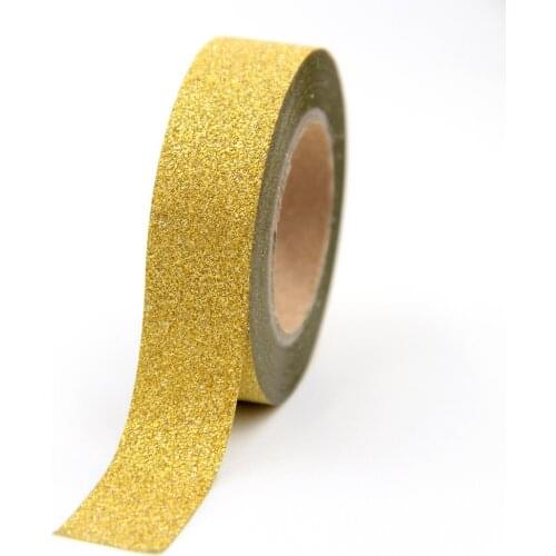 A82 10pcs/lot Glitter Washi Tape Stationery Scrapbooking Decorative Adhesive Tapes DIY Color Masking Tape School Supplies