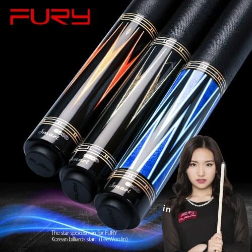 FURY Biiliard CL 4-6 with Case 3 Colors Maple Billar Pool Cue Stick Kit 13mm Tiger Tip Professional Maple HTO Shaft China 2019