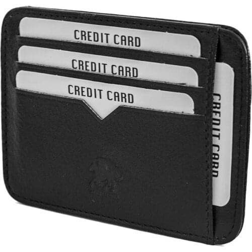 Genuine Leather Card Holder 6 Compartments