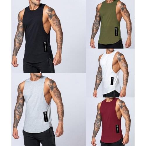 Summer Mens Tank Tops Sports Tops for Men New Fashion Stylish Comfortable Sleeveless Fitness Bodybuilding Workout Gym Vest